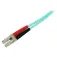 Startech Câble réseau Aqua OM4 Duplex Multimode Fiber Optic Cable 5 m