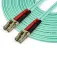 Startech Cable de red OM4 LC To LC Multimode Duplex Fiber Optic Patch 10 m