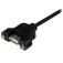 Startech Panelmontering A til A usb-kabel 30 cm