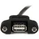 Startech Panel Mount A To A usb cable 30 cm