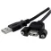 Startech 面板安装 A 到 A usb 数据线 91 cm