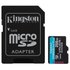 Kingston Micro SDXC Canvas Go Plus 170R 256GB +アダプター メモリー カード