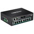 Trendnet 10 Port Hardened Power Over Ethernet+ Din Rail Switch