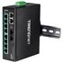 Trendnet 10 Port Hardened Power Over Ethernet+ Din Rail Switch