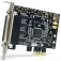 Startech Карта расширения PCI-E 4-портовый PCIe Multiconnector