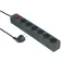 Rev Socket Line 6 Fold 1.4 m With Switch Mehrfachsteckdose
