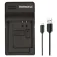 Duracell Chargeur avec câble USB pour Olympus BLH-1