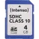 Intenso SDHC 4GB Class 10 Minneskort