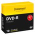 Intenso DVD-R 4.7GB Recordable 16x Speed 10 Units