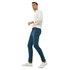 Salsa jeans Andy Slim Microprint+Belt Spodnie chino