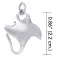 Dive silver Pendentif Manta