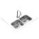 Teka BE 2C 765 Rectangular Kaksoisallas
