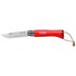 Opinel No 08 Red With Sheath Penknife