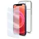 Celly IPhone 12 Mini Antibacterial Back Case and tempered glass screen protector