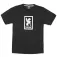 Chrome Vertical Border Logo 반팔 티셔츠