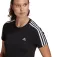 adidas Essentials Slim 3 Stripes short sleeve T-shirt