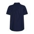 Hackett Navy Texture Riveria Short Sleeve Shirt