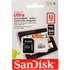 Sandisk Ultra Lite MicroSDHC + адаптер 32 ГБ 100 Мбит / с объем памяти Визитная Карточка