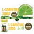 Gold Nutrition L-carnitin 3000mg 20 Enheder Citron Hætteglaser Boks