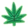 Jibbitz Hemp Leaf charm