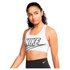 Nike Dri Fit Swoosh Medium Support Logo Sports Bra