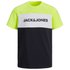 Jack & jones Neon Logo Blocking Short Sleeve T-Shirt