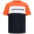 Jack & jones Lyhythihainen T-paita Neon Logo Blocking
