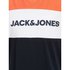Jack & jones Neon Logo Blocking Kurzärmeliges T-shirt