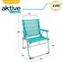 Aktive Fixed Folding Chair Aluminium 56x50x88 cm