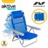 Aktive Folding Chair 5 Positions With Cushion 60x47x83 cm