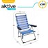Aktive Folding Chair Multi-Position Aluminium 63x57x99 cm