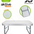 Aktive Folding Table Alluminium 56x34x24 cm