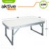 Aktive Folding Table Alluminium 56x34x24 cm