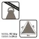 Aktive Toldo Triangular 500x500x500 cm