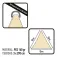 Aktive Toldo Triangular 500x500x500 cm