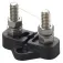 Talamex Conector de poste de doble potencia