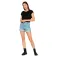 Pieces Billo Solid 半袖VネックTシャツ