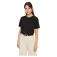 Pieces Ria Fold Up Solid 반팔 티셔츠