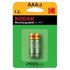 Kodak Oppladbar AAA 1000mAh NiMH 2 Enheter Batterier