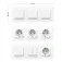 PNI Marc d´interruptor triple WS3