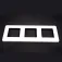 PNI Marc d´interruptor triple WS3