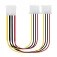 Nanocable Molex HDD Cable 20 cm