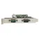 Startech Targeta adaptadora PCIe DB9 PEX2S1050