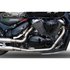 GPR Exhaust Systems Système Slash Inox Double Ligne Complète CAT Homologué Intruder 1500 13-16