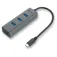 I-tec USB-C hub 4 portar