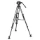 Manfrotto 504X Ball Head And Twin Aluminium Tripod And Central Stabilizer