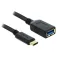 Delock USB C til USB A 3.1 M/F adapter 15 cm