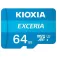 Kioxia MicroSD Exceria 64GB memory card