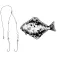 Zebco Bajos línea Flatty Wishbone