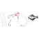 Zebco Bas de ligne monté Flatty Wishbone